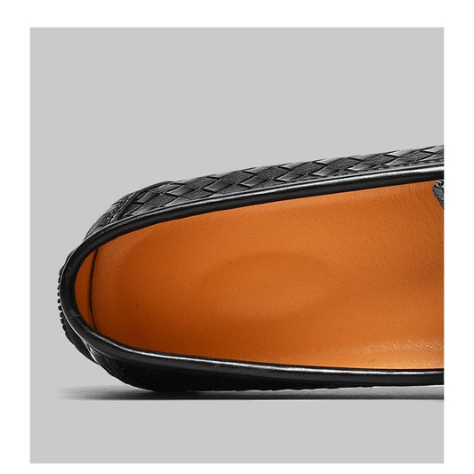 Casual Leather Shoes Flat Heel