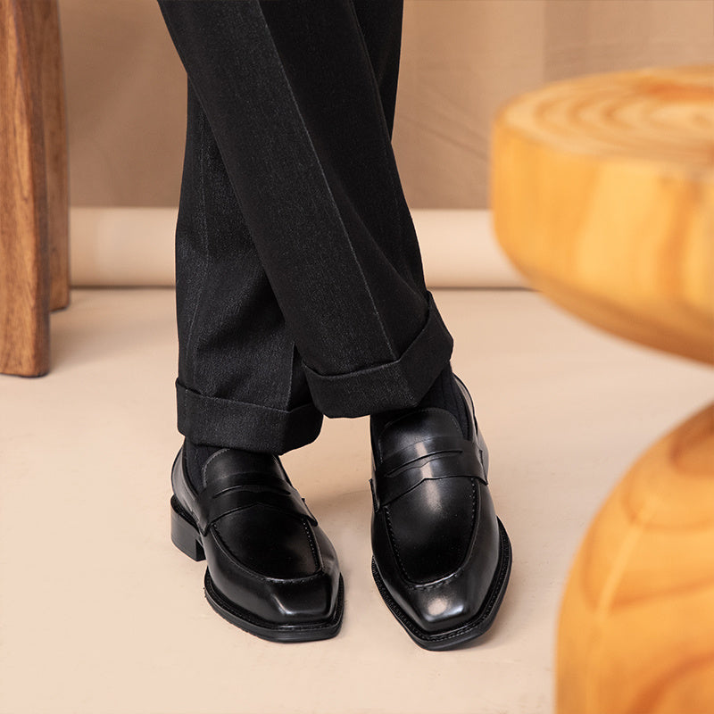 Outdoor Leisure or Business Leather Shoes