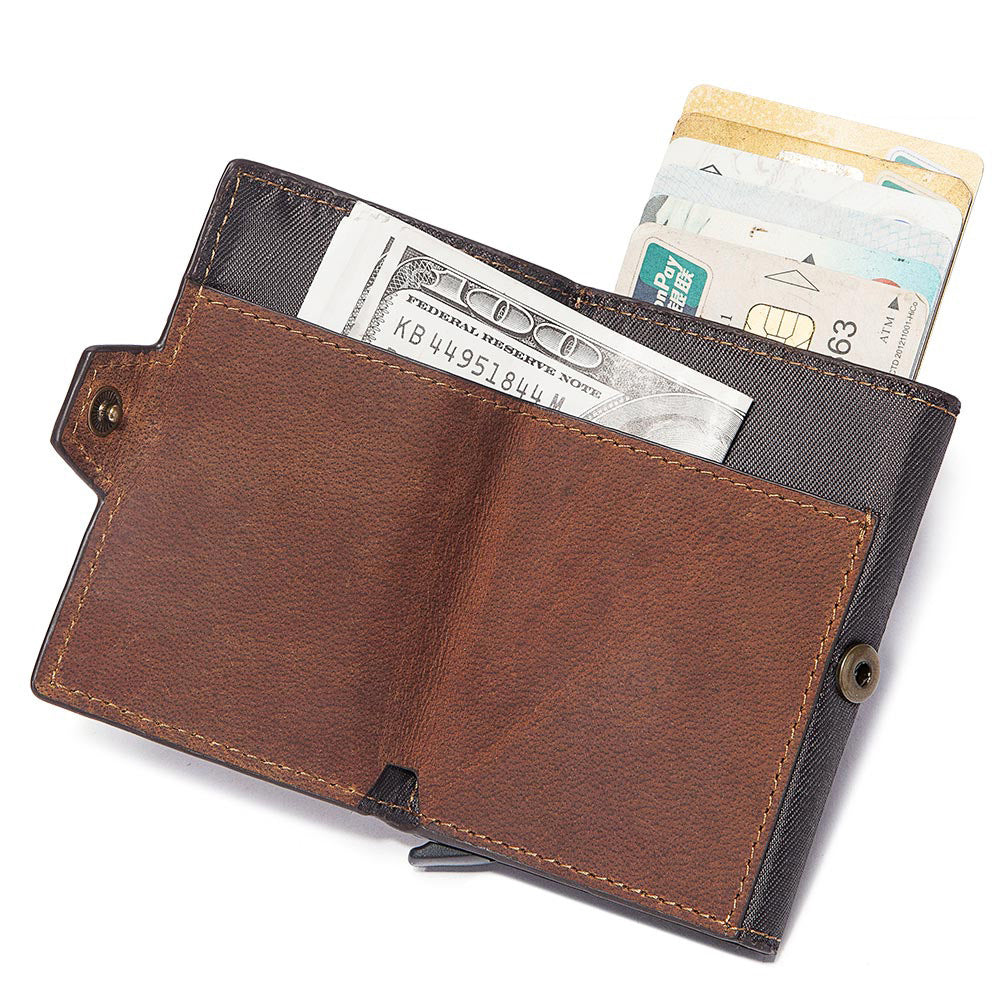 Leather European Style Card Holder
