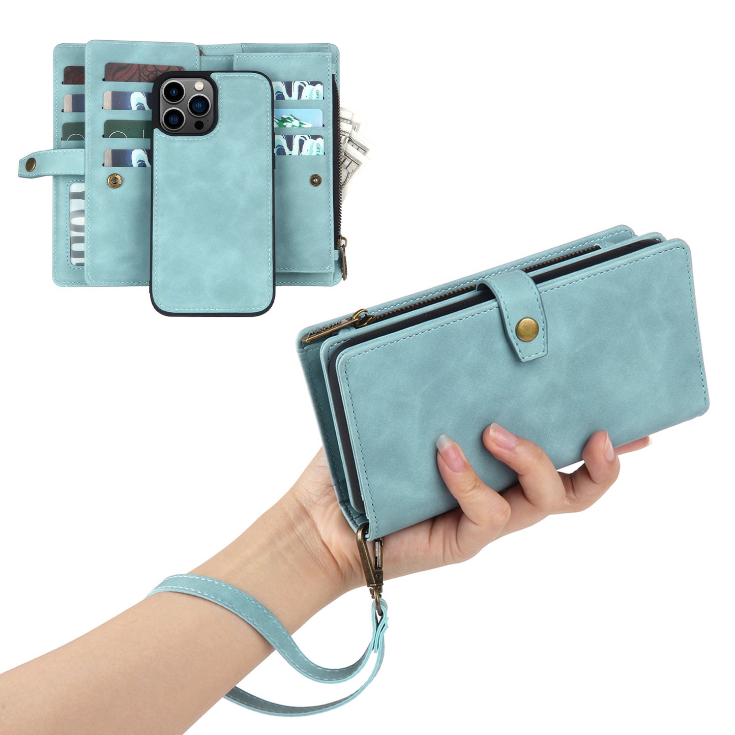 iPhone Leather Multifunctional Flip Case