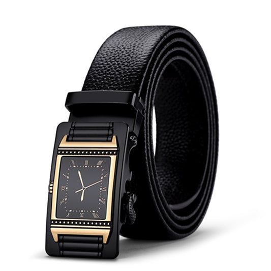 Leather Automatic Buckle Belt