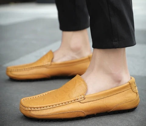 Leather Casual Cow Hide Soft Flat Shoes
