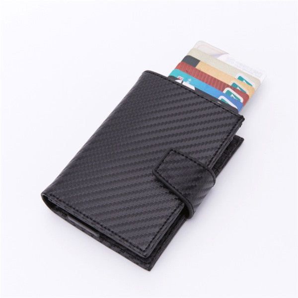 RFID Card Holder And Minimalist Wallet Metal Single Box Aluminium Blocking Holder for Cards