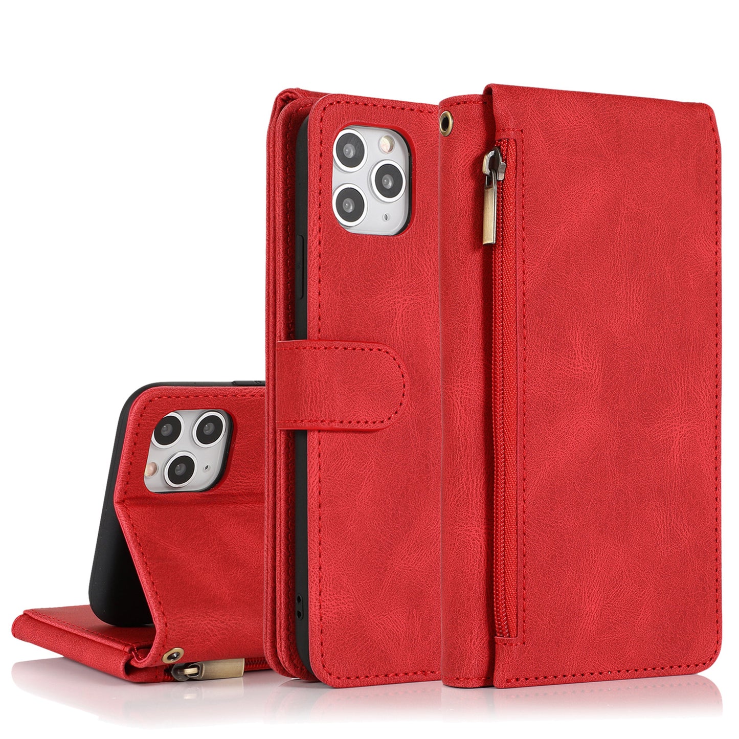 iPHONE Leather Wallet Protective Case