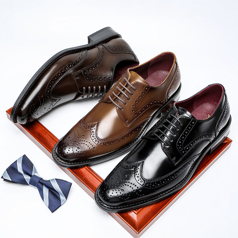 Genuine Leather Business Casual Dress British Style Shoes