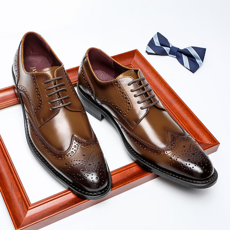 Genuine Leather Business Casual Dress British Style Shoes