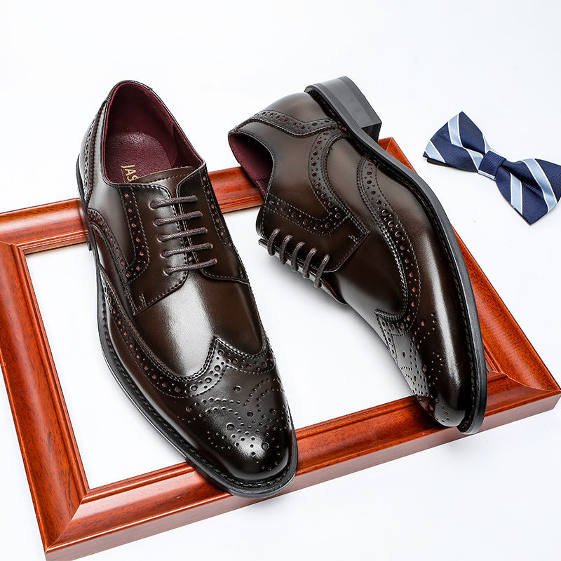 Genuine Leather Business Casual Dress British Style Shoes