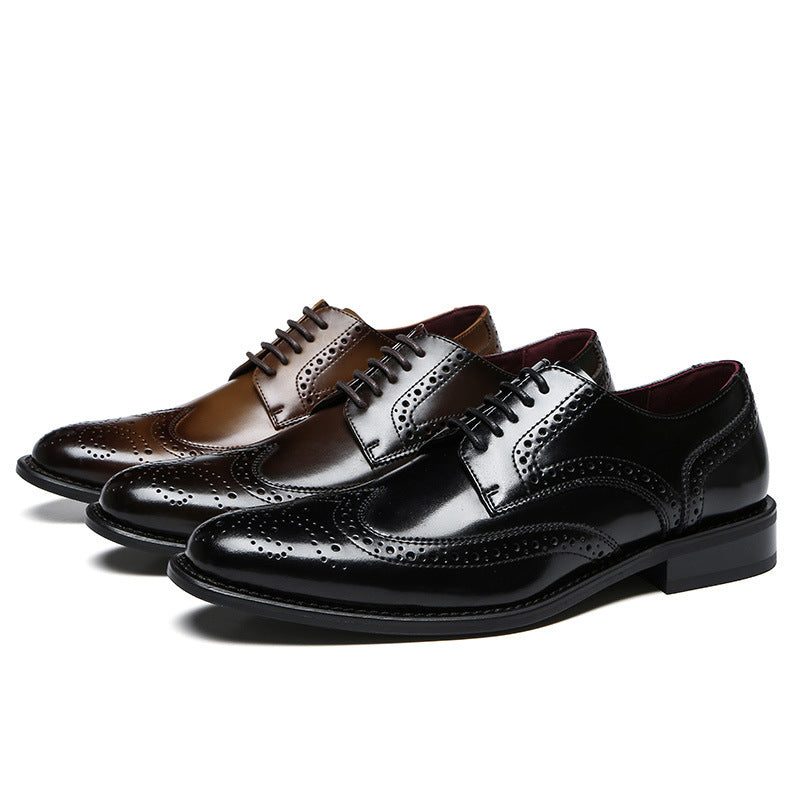 Genuine Leather Business Casual Dress British Style Shoes