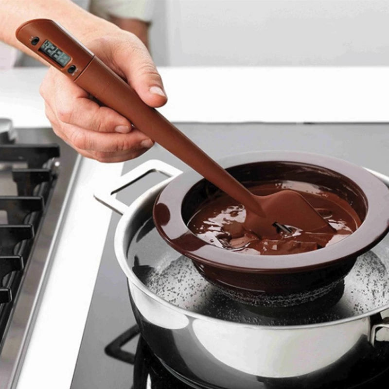 Digital Cooking Thermometer Double Use Silicone
