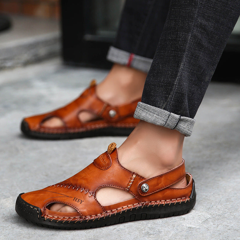 Genuine Leather Roman Summer Sandals