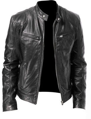 Leather Slim Jacket