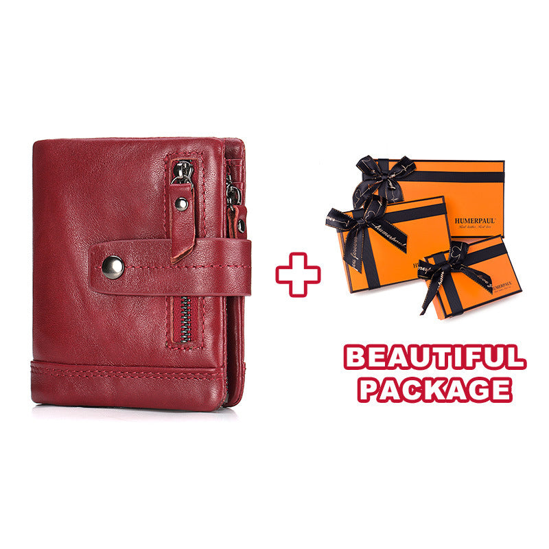 Antimagnetic Multicolor European And American Wallet