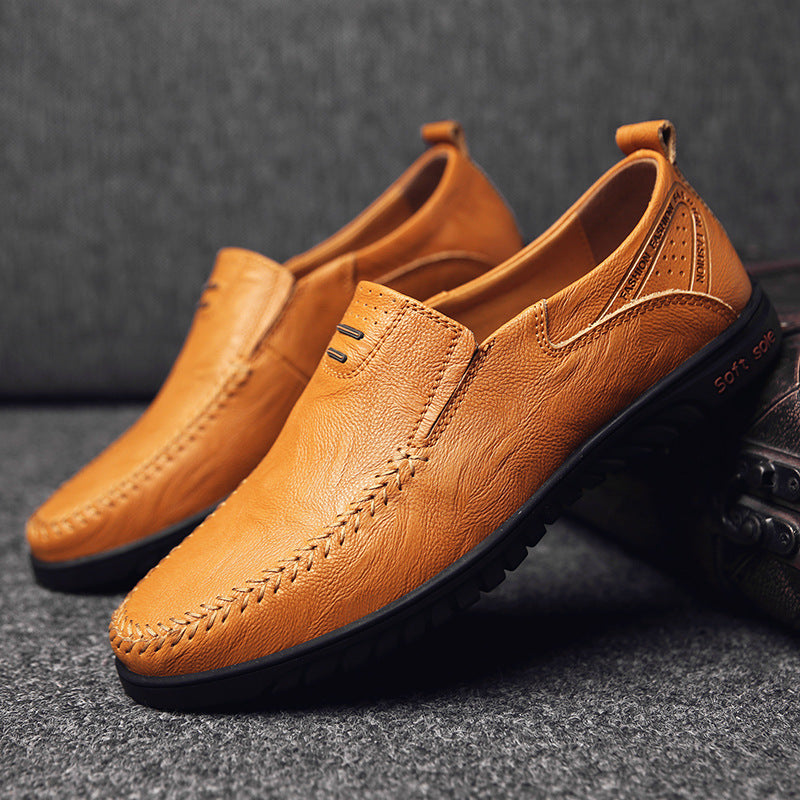 Casual Soft Sole Korean Fashion Leather Shoes