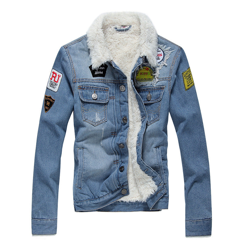 Stamped Denim Jacket