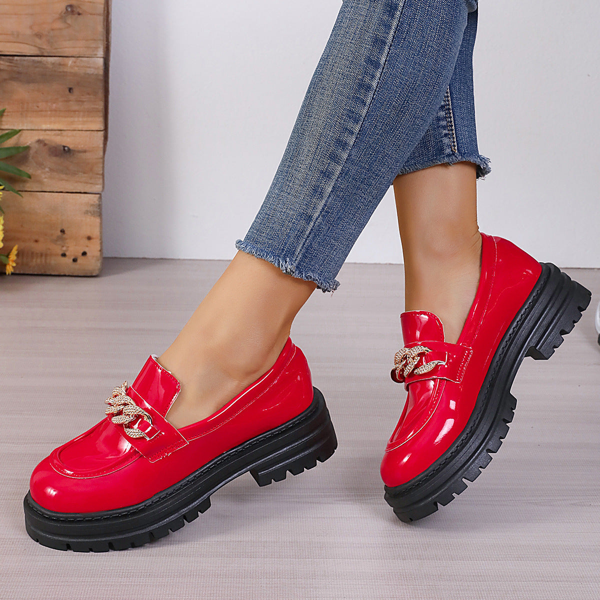 Retro Casual British Style Leather Shoes