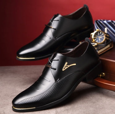 Luxury Patent Leather Brand Classic Wedding Oxford Pointed Toe Dress Shoes