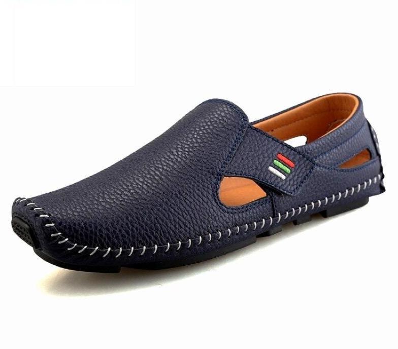 Peas Lazy Leather Shoes