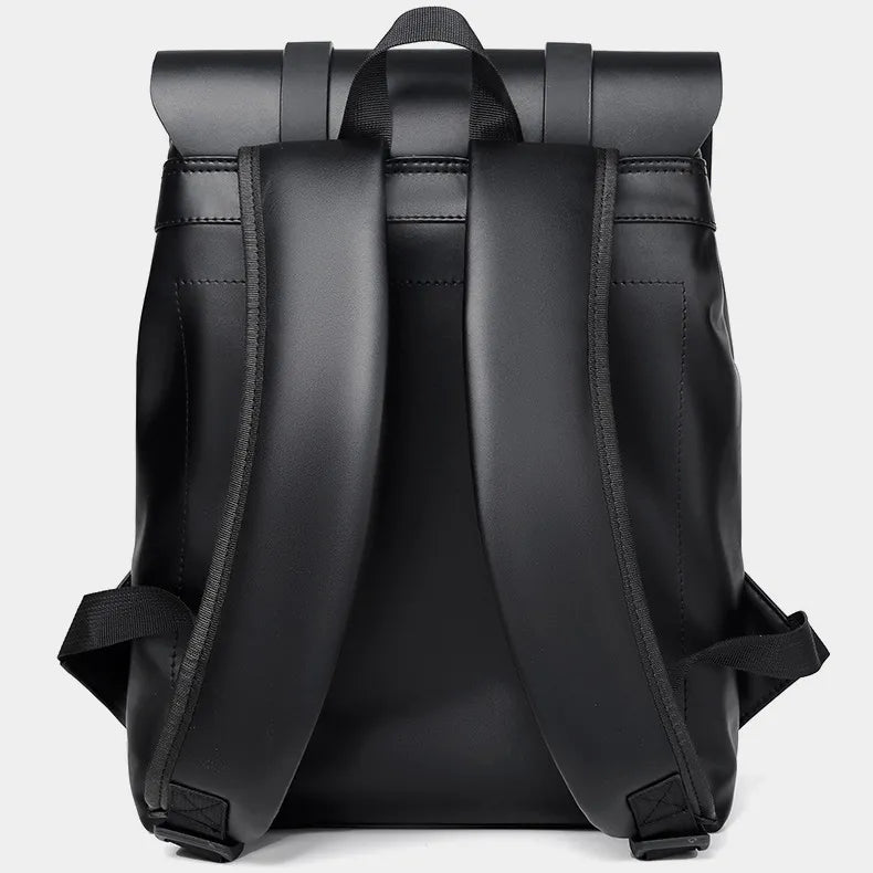 Adjustable Leather Travel Backpack