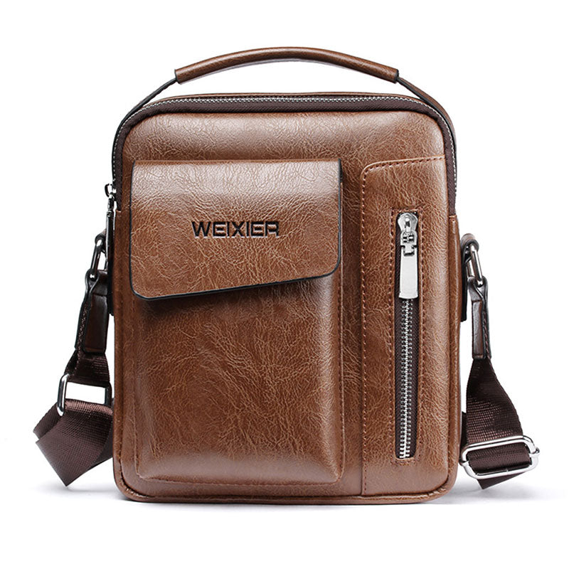 Casual Vintage Leather Shoulder Bag