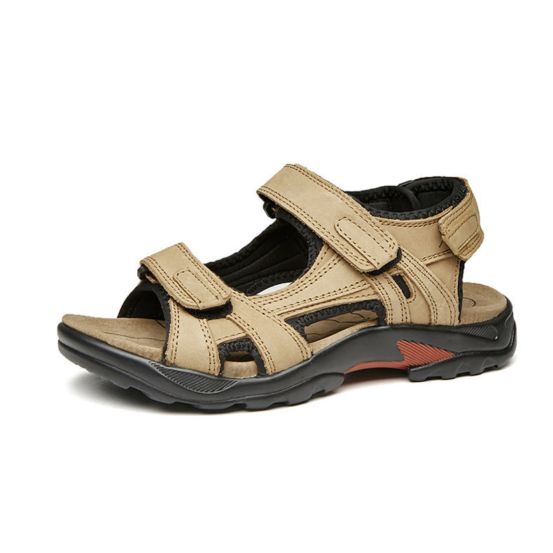 Outdoor Travel Leather Beach Roman Sandals