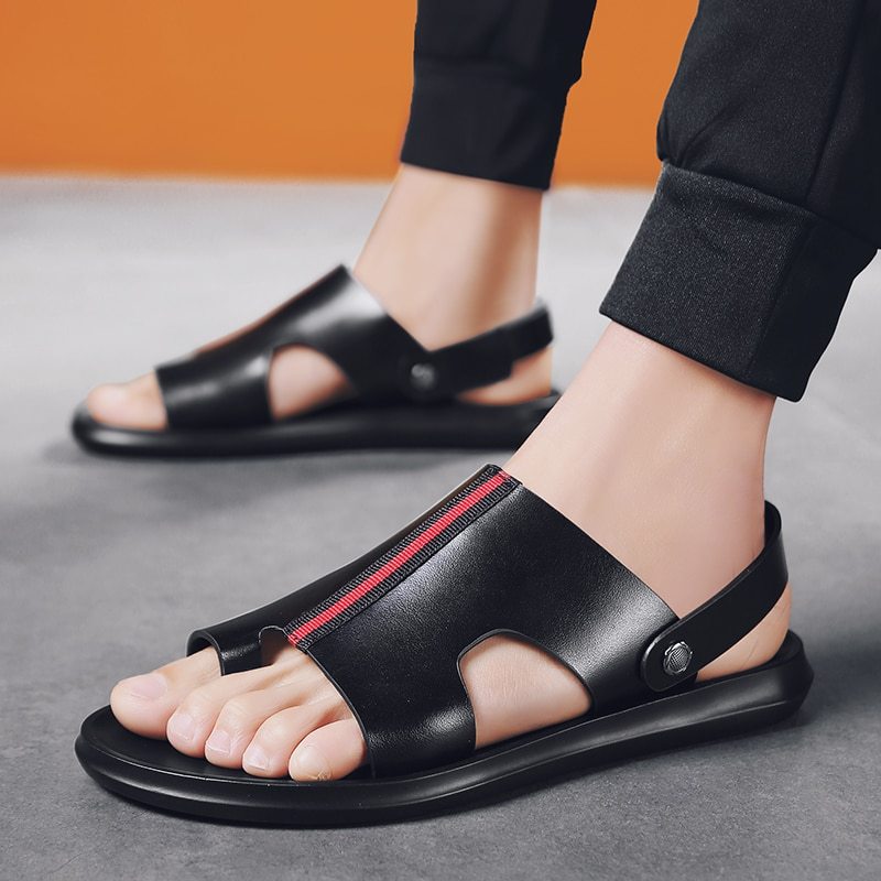Summer Casual Breathable Leather Sandals