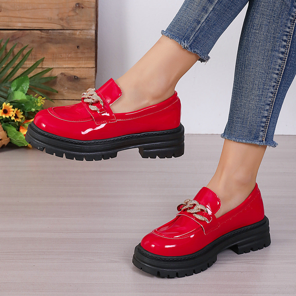 Retro Casual British Style Leather Shoes