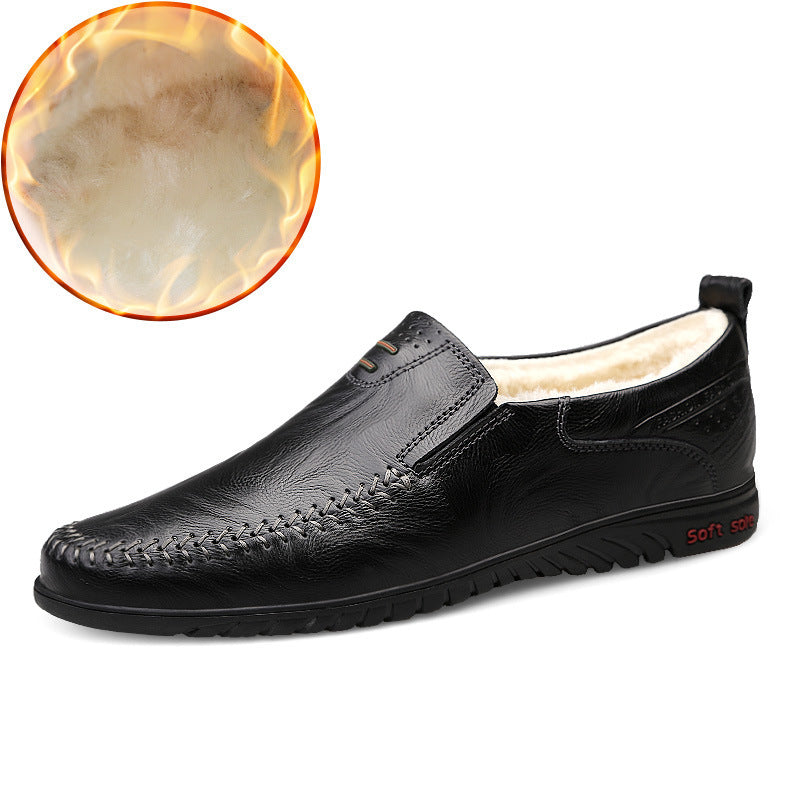 Casual Soft Sole Korean Fashion Leather Shoes