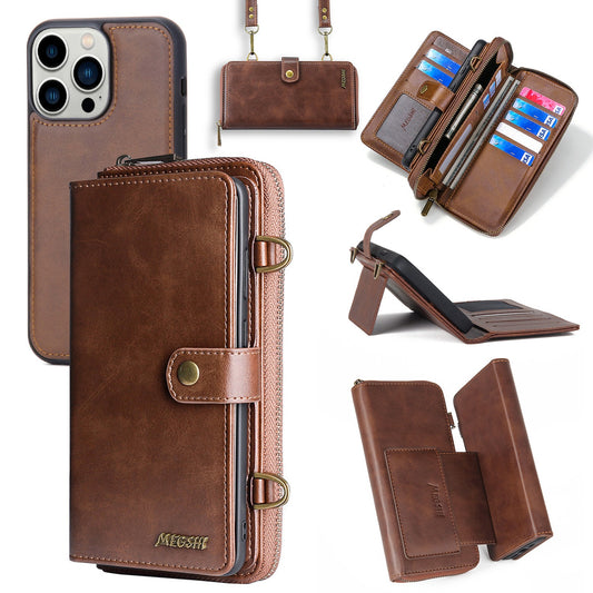 iPhone Diagonal Cross Multifunctional Wallet Cas