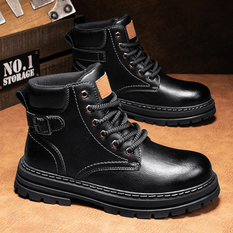 Leather Retro High Top Winter Martin Boots