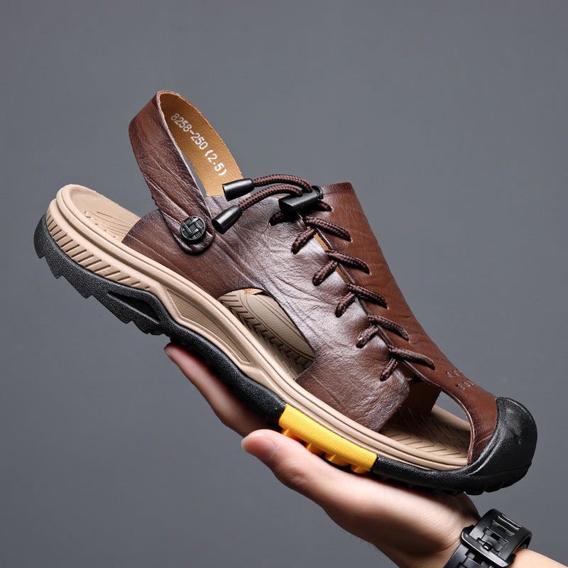 Summer Outdoor Leather Beach Sandals