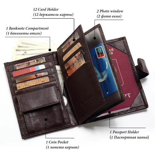 Genuine Leather Business Wallet