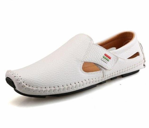 Peas Lazy Leather Shoes
