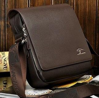 Kangaroo Leather Shoulder Messenger Bags Briefcase
