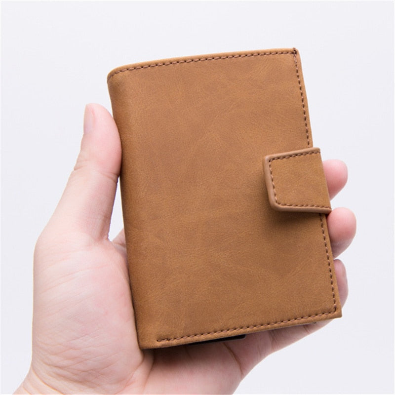 RFID Card Holder And Minimalist Wallet Metal Single Box Aluminium Blocking Holder for Cards