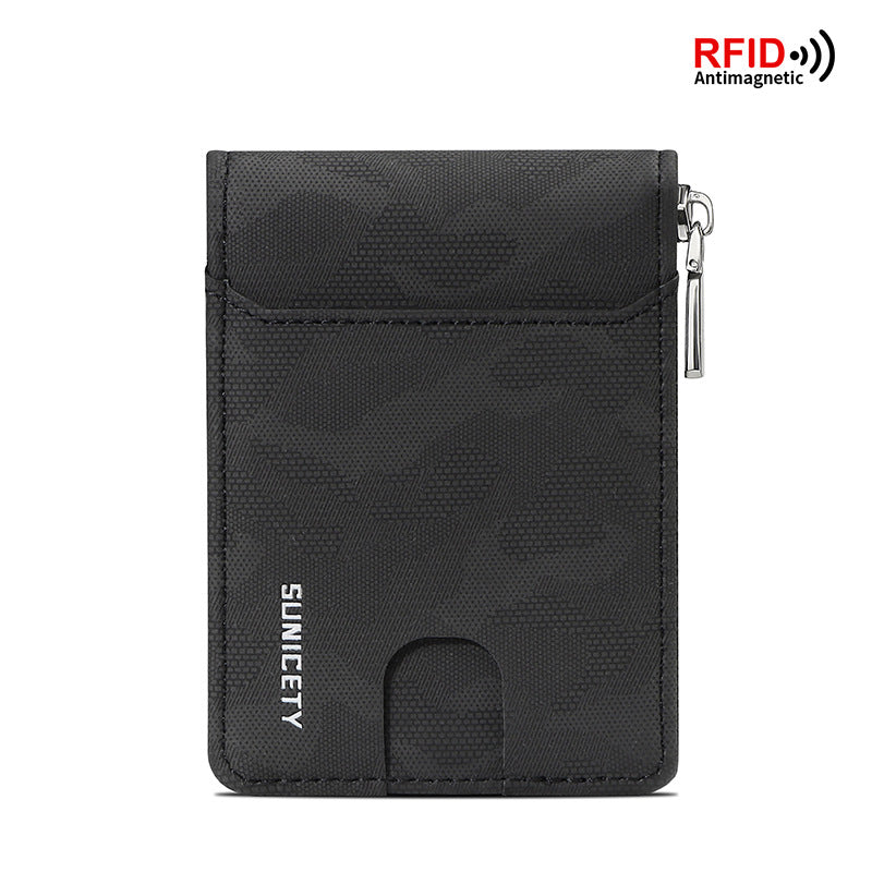 RFID Zipper Large Capacity Certificate Credit Multi Card