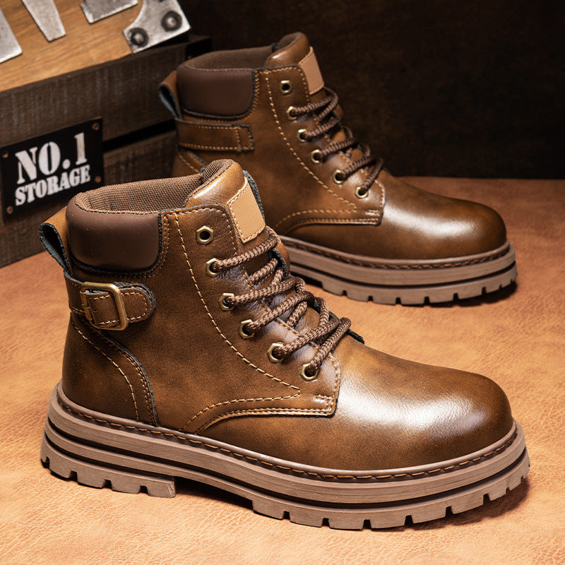 Leather Retro High Top Winter Martin Boots