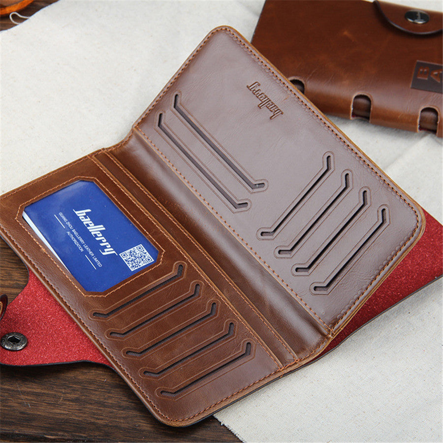 Vintage Wallet Tri-Fold Card Holder Hunter Wallet