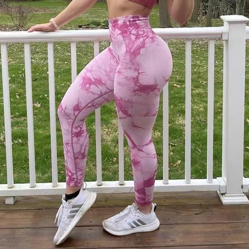 Tie Dye Fitness Yoga Leggings