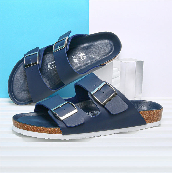 Leather Outdoor Slippers Summer New Sandals