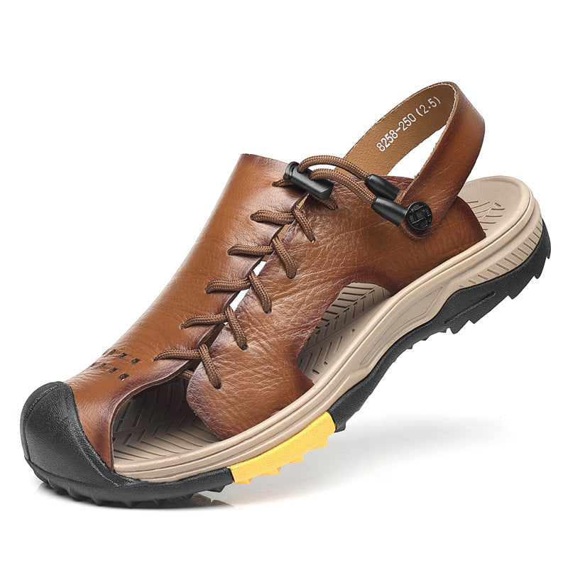 Summer Outdoor Leather Beach Sandals