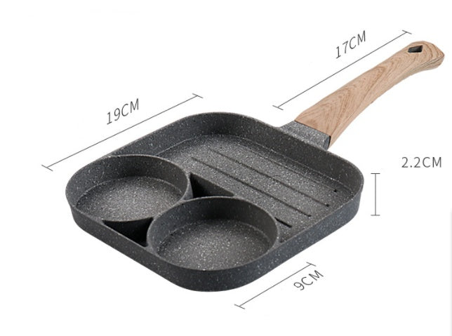 Multi Functional 4 Hole Non Stick Frying Pan