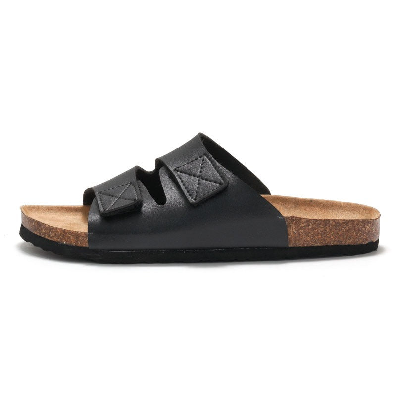 Leather Cork Summer Sandals