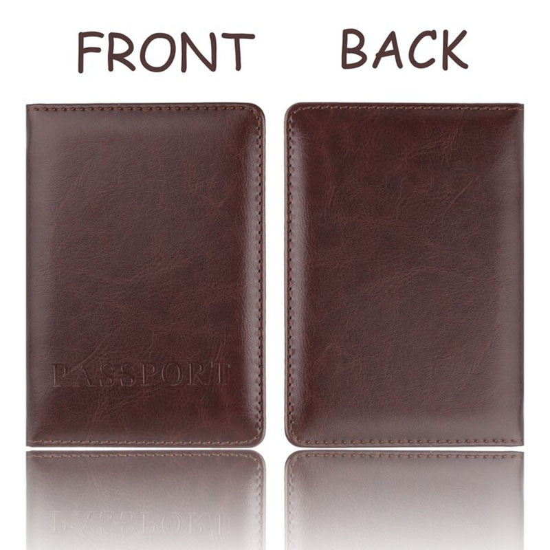 RFID Blocking Passport Cover Travel Credit Card Holder Case