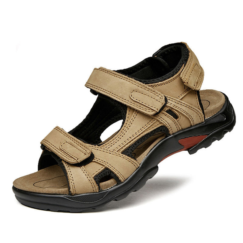 Outdoor Travel Leather Beach Roman Sandals