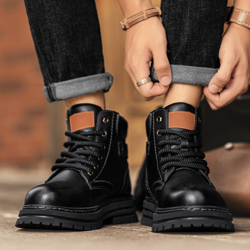Leather Retro High Top Winter Martin Boots