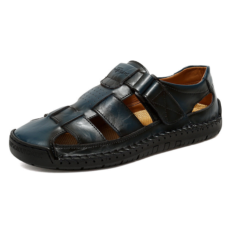 Handmade Stitching Leather Casual Beach Sandals