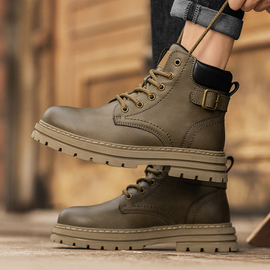 Leather Retro High Top Winter Martin Boots