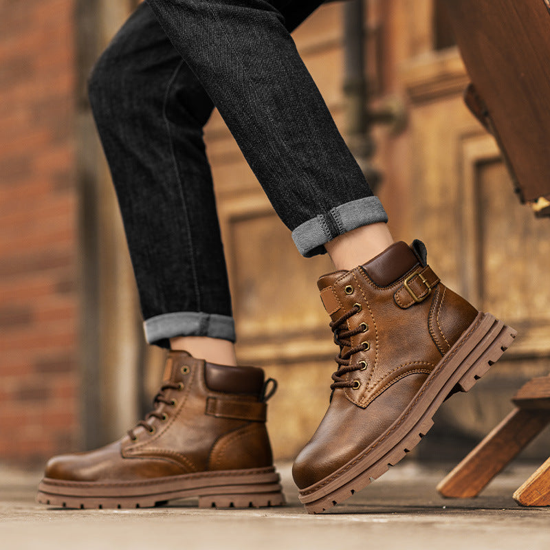 Leather Retro High Top Winter Martin Boots