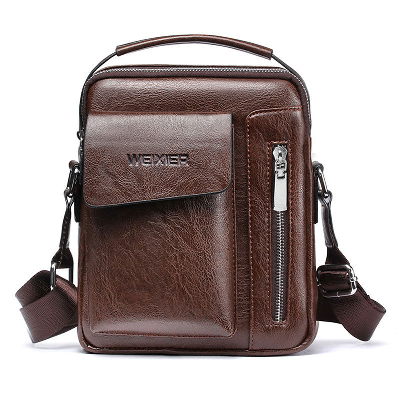 Casual Vintage Leather Shoulder Bag