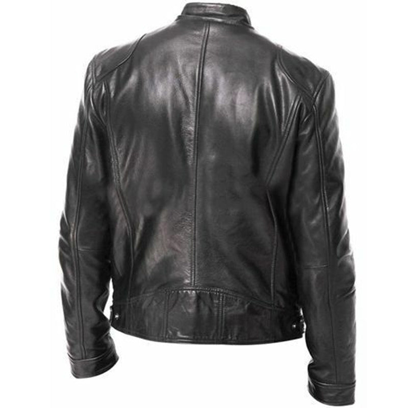 Leather Slim Jacket